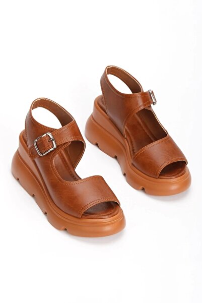 elvinshoes Akira kadın dolgu topuk sandalet