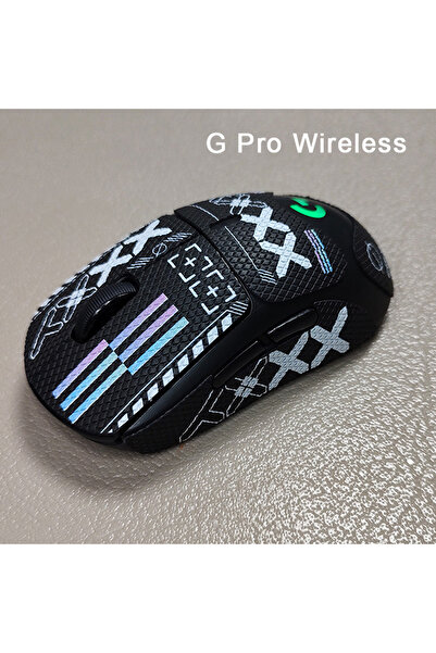 KOQZM شريط قبضة الماوس A3 مصنوع يدويًا وملصق مانع للانزلاق وامتصاص العرق لماوس G Pro X اللاسلكي فائق الخفة