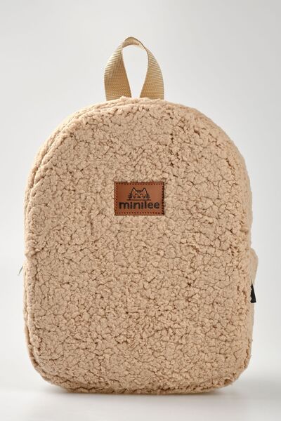 Minilee Peluş Sütlü Kahve 0-8 Yaş - Çocuk Anaokulu, Kreş Sırt Çantası