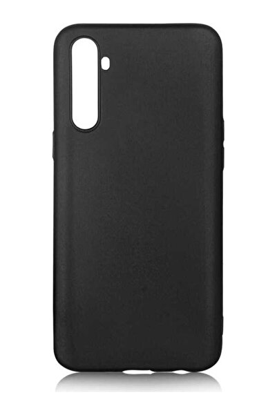 tekno grup Realmi 6 Pro Kılıf Mat Premium Silikon Kılıf Siyah + Cam Ekran Kor...