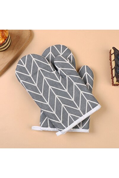 Choice قفازات خبز للمطبخ على شكل شريط، قطعة واحدة، قفازات فرن الميكروويف مقاومة لدرجات الحرارة العالية والعزل