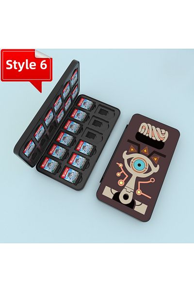 Choice Style 6 Protective Game Card Case Switch 24 Slots Storage Box Game Cartridge Case For Switch OLED Li