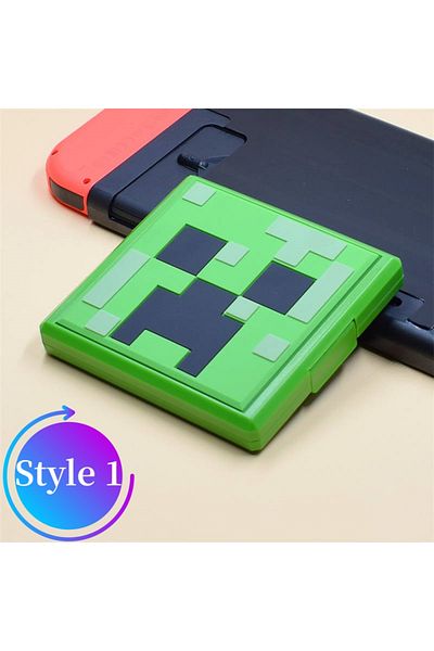 Choice Style 1 3D Pattern 12 in 1 Game Card Case for Switch OLED Storage Box Game Cartridge Case for NS Swi