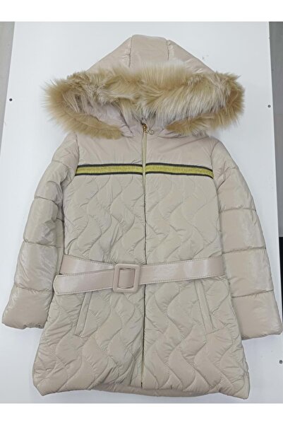 BAŞAK ÇOCUK GİYİM SİMLİ ŞERİT MONT KIZ 7/10 YAŞ - KREM - 9-10 YAŞ