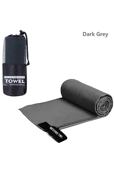 Choice 40X80CM dark grey Quick-Dry Sports Towel 40X80/76X152CM Microfiber Running Yoga Gym Fitness Basketba