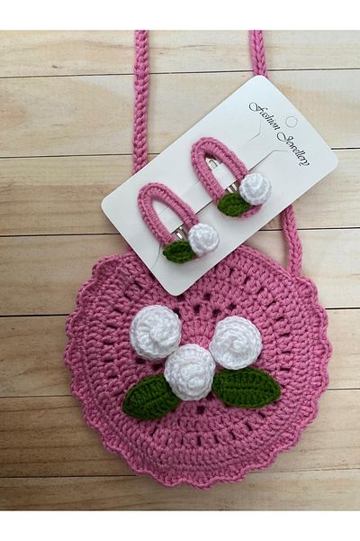 Disa Children's Knitted Bag and Buckle Set