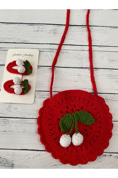 Disa Children's Knitted Bag and Buckle Set