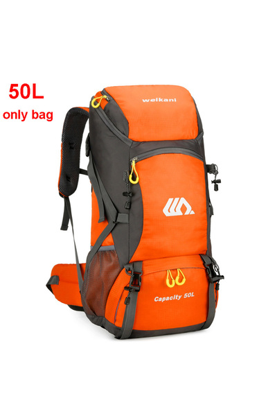 Choice1 حقيبة 50 لتر OG فقط حقيبة ظهر للسفر والتخييم للرجال حقيبة كبيرة للمشي لمسافات طويلة وحقيبة ظهر سياحية مقاومة للماء في الهواء الطلق