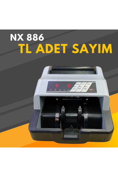 Marka Nx 886 Para Sayma Makinası TL Adet Sayım
