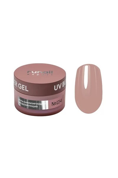 RUNAIL Expert Protez Tırnak Jeli UV Gel Nude Koyu Şeftali 50Gr. 114