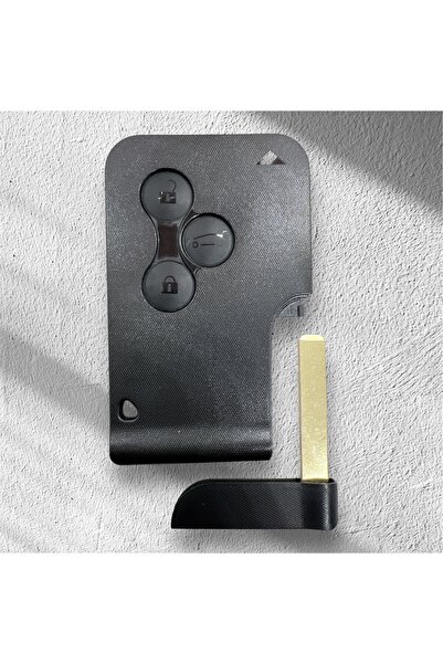 LUXE AKSESUAR Θήκη κάρτας κλειδιού τηλεχειριστηρίου Renault Megane 2 3 1ης γε...