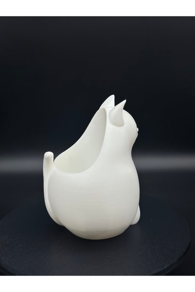 Home Mini Cat Dessert Pen Holder – 3D Printing