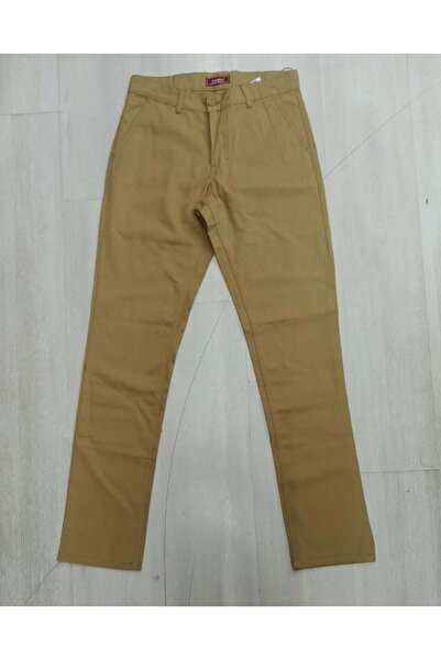 BAŞAK ÇOCUK GİYİM KETEN PANTALON BATTAL BOY 48/56 BEDEN - CAMEL - 48