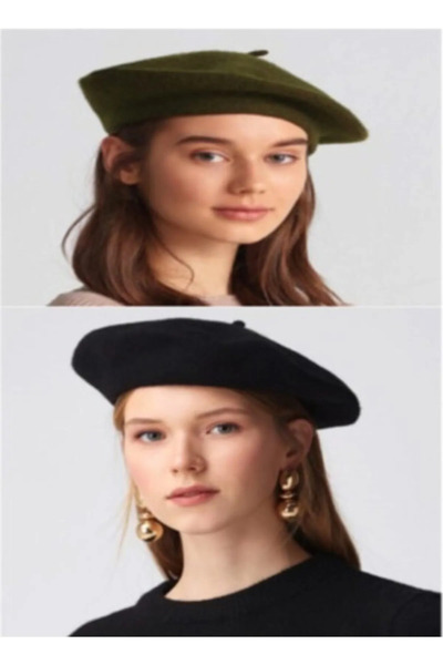 ergül çanta Жіночий французький художник, комплект з 2 предметів, шапка