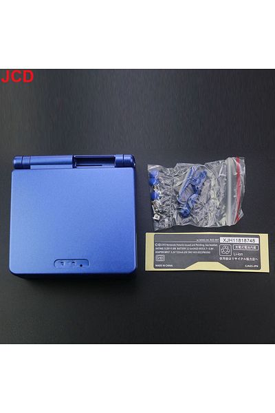 JCD Blue Full Housing Shell Replacement For Gba Sp Game Console Protection Case Cover With Buttons F