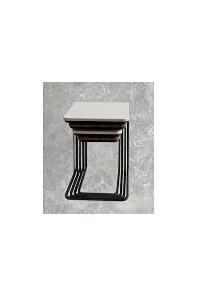 Vivense VEGAS ZİGON SEHPA, CEVİZ, KREM