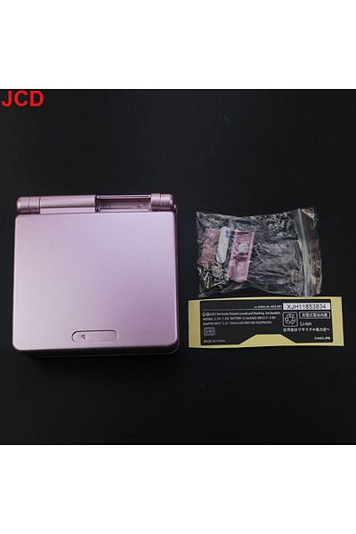 JCD Pink Full Housing Shell Replacement For Gba Sp Game Console Protection Case Cover With Buttons F