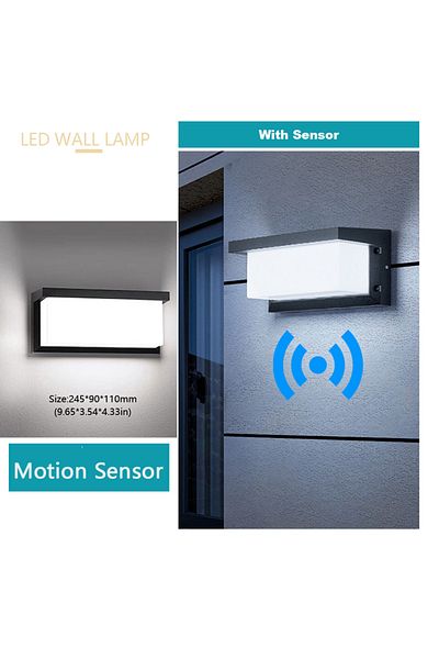 Choice Cold White Motion Sensor 30W LED Outdoor Wall Light Waterproof outdoor led light Radar Motion Sensor