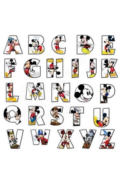 Sticksy Mickey Letter Stickerphone Laptop Notebook Tablet Notebook Flask Sticker Sticker St321