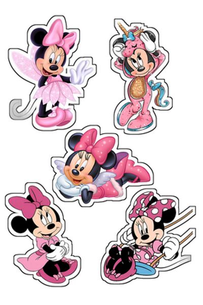 Sticksy Minnie Mouse Sticker Phone Laptop Notebook Tablet Notebook Water Bottle Sticker Label St406