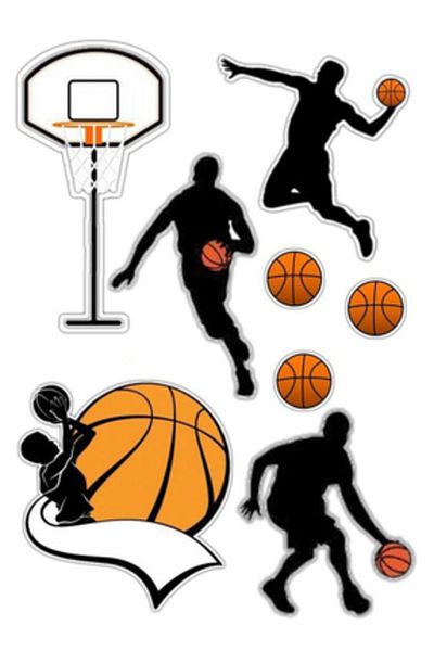 Sticksy Basketball Stickerphone Laptop Notebook Tablet Notebook Water Bottle Sticker Sticker St324