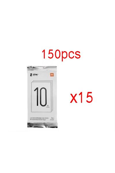 Choice ١٥٠ قطعة من ورق الصور الأصلي Xiaomi Zink مقاس ٢×٣ بوصة، ٥٠/حزمة، جديد ومختوم لـ Xiaomi