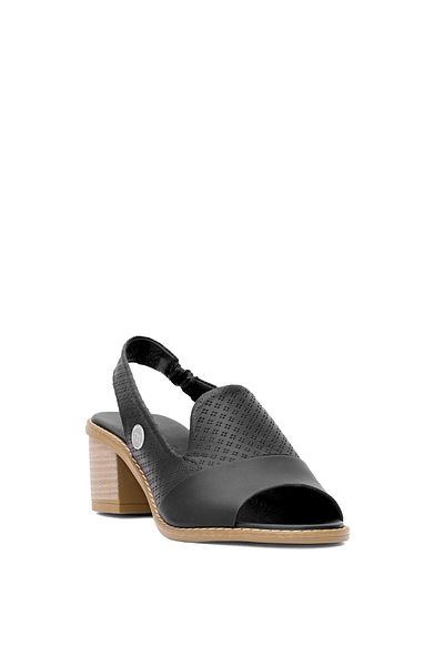 Mammamia Sandale de damă din piele naturală - negru D25YS-2840