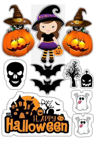 Sticksy Halloween Halloween Sticker Phone Laptop Notebook Tablet Notebook Flask Sticker Sticker St503