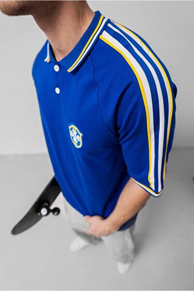 İLKCET MODA Μπλουζάκι Unisex Oversize Κέντημα Βραζιλίας