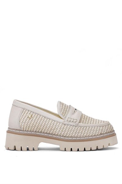 Mammamia Pantofi de damă din piele naturală D25YA-3660 crem