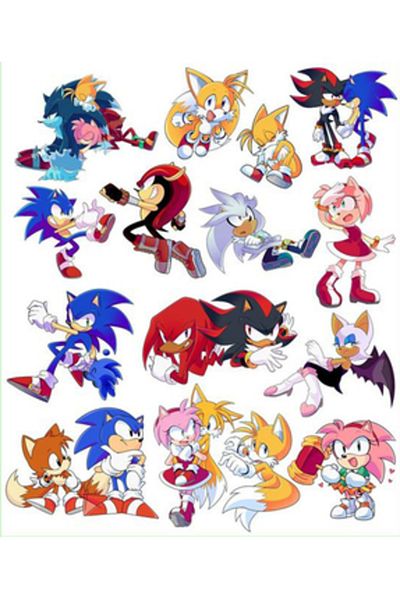 Sticksy Sonic Stickerphone Laptop Notebook Tablet Notebook Flask Sticker Sticker St517