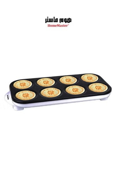 HOME MASTER آلة عمل مصابيب 8 عيون من هوم ماستر لصناعة البان كيك والكريب له وصلة كهربا ولا يعمل بالغاز