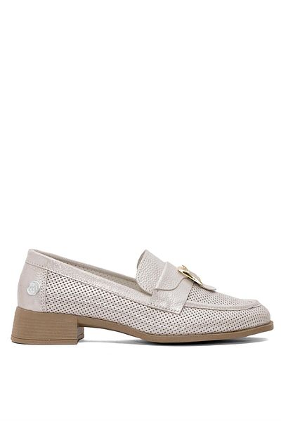 Mammamia Γυναικεία Sensitivity Leather Light Natural Bayır Casual Παπούτσια Μπεζ