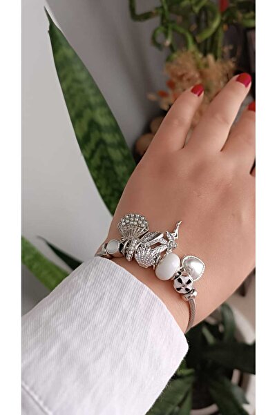 shop 1.Sınıf Çelik  Kararma Yapmaz Charm Bileklik