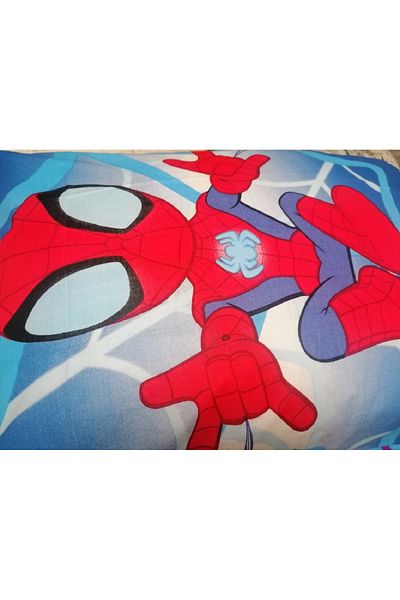 Taç Spiderman Pillow Case 50X70 Cm. Ranforce Crown