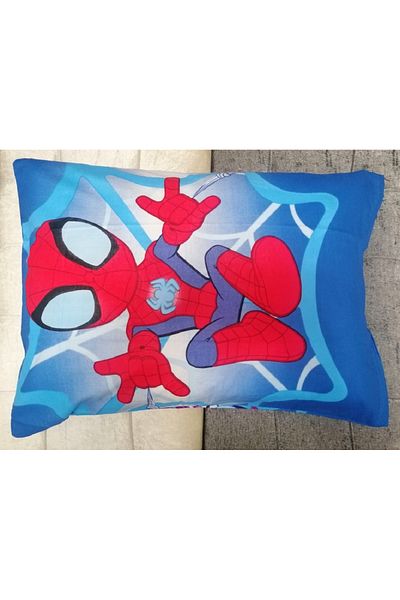 Taç Spiderman Pillow Case 50X70 Cm. Ranforce Crown