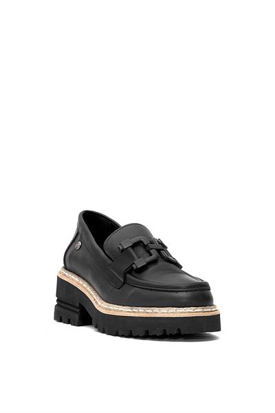 Mammamia Pantofi de damă negri din piele naturală