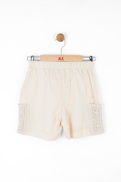 nk kids Nk Mia Girls Shorts - Ecru