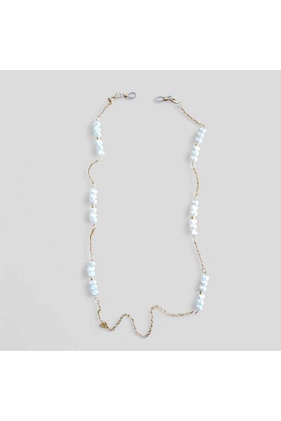 Hobi Tanesi Irregular Pearl Model Thin Chain Glasses Strap