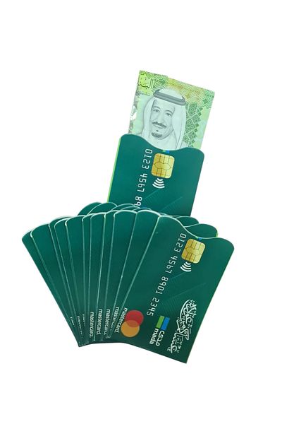 Generic كروت توزيعات عيدية على شكل بطاقة بنك 12 حبة