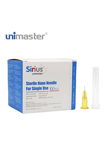 Unimaster Mezoterapi İğnesi 34 G x 8 mm 100 Adet