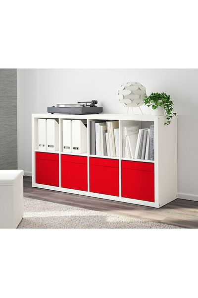 Generic Red storage box 33x38x33 cm