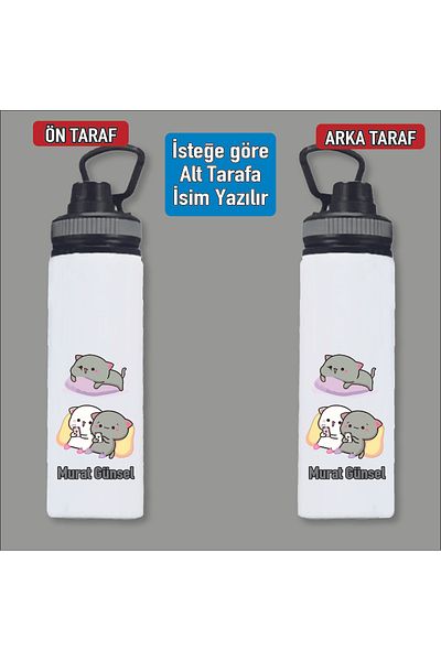DKDZ SHOP Printed 850ml Water Bottle (Customized with Name) Can Be Ordered with No. 005