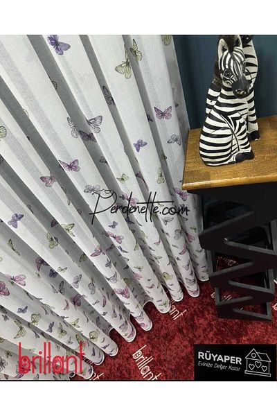 Brillant Dream Butterfly Pattern Digital Printing Will Not Ask You to Fold and Iron Frequently