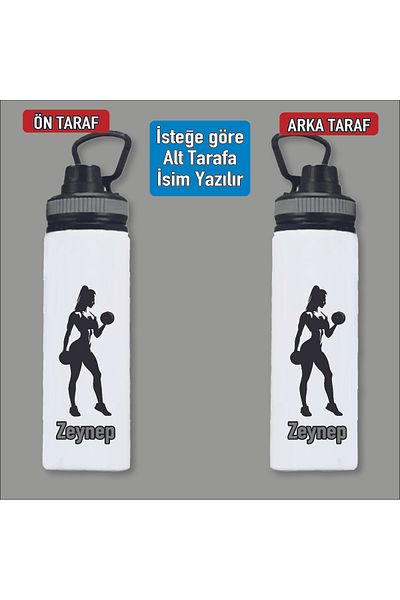 DKDZ SHOP Printed 850ml Water Bottle (Custom Name - Specify as Order No.)