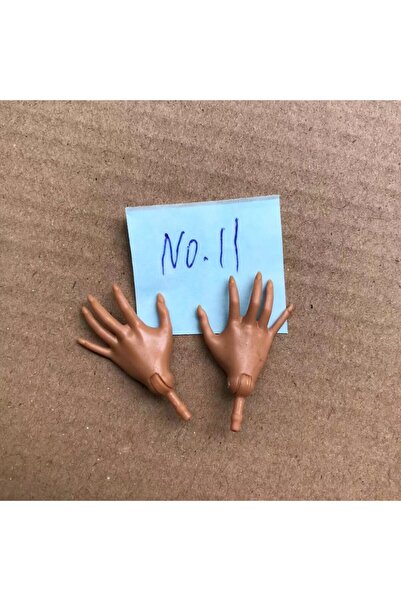 Choice رقم 11 1/6 استبدالات الدمية الأيدي المرفقين القدمين الأسود البني الأبي...