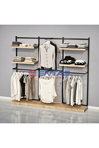 RAF MARKETİ 190*h220,giyinme Odası Raf Sistemi,lüx Askılık Sistemi, Mağaza Ra...