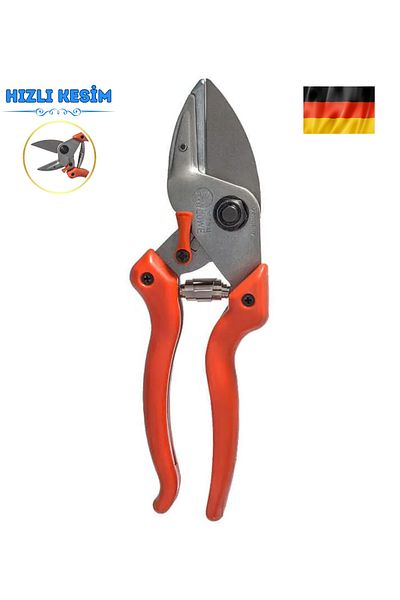 löwe Pruning Shears 6104 Standard Handle Fast Cutting Professional Scissors - Made in Germany