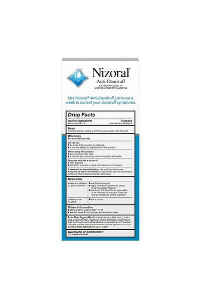 Nizoral Anti-Dandruff Shampoo, 200 ML (7 Fl Oz)