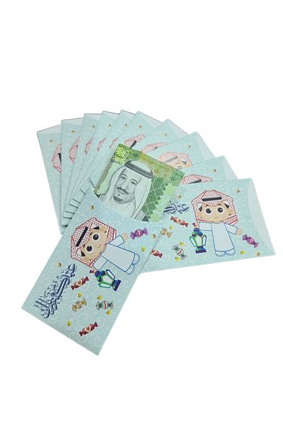 Generic كروت توزيعات عيدية على شكل بطاقة بنك 12 حبة